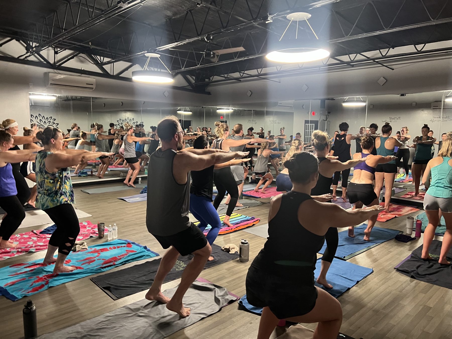 Halo Hot Yoga class